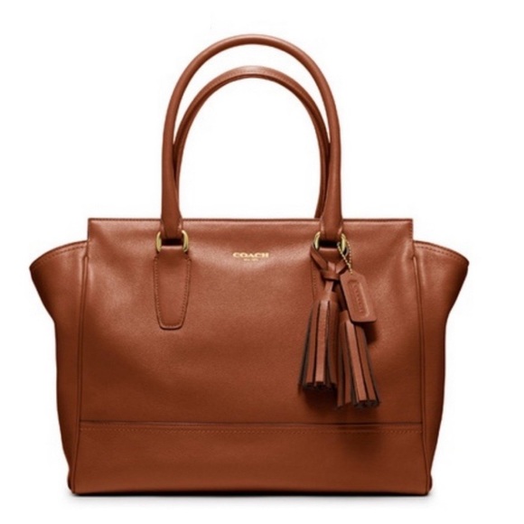 Coach Handbags - ALMOST LIKE NEW! Coach Legacy Candace Saddle Brown XL Tote Shoulder Bag